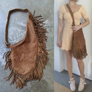 100% leather custom 2-of-a-kind couture saddle bag